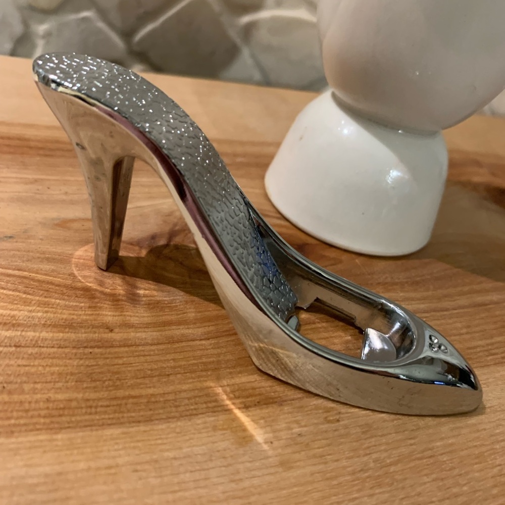VERDICI | Silver Tone Metal High Heel Bottle Opener